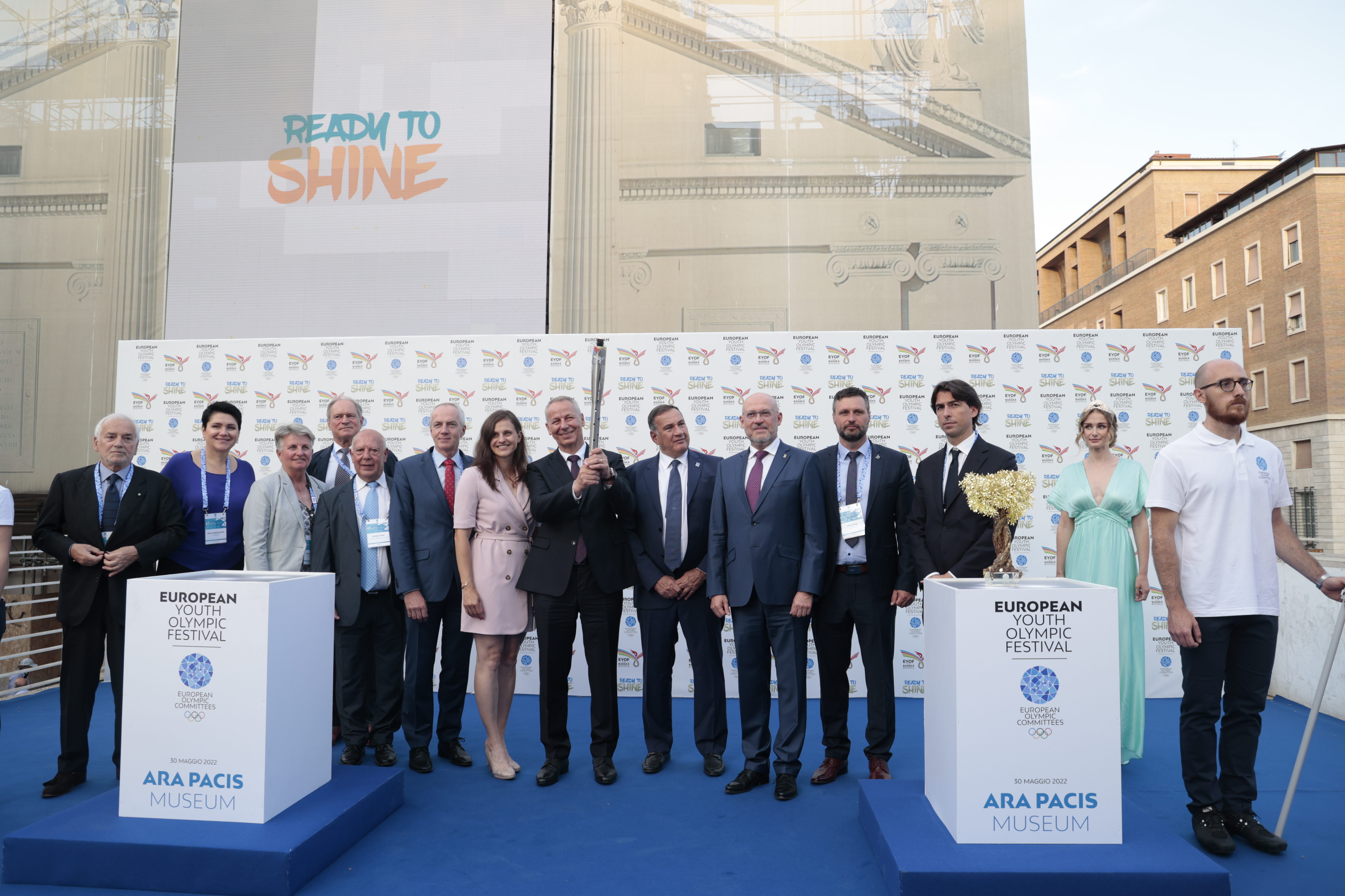 Flame of Peace lit for European Youth Olympic Festival Banská Bystrica 2022  | EYOF Banská Bystrica 2022